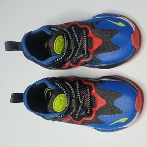 PUMA RS-X Tech Infant Boy’s Asphalt Red Blast Kinderfit Slip On Sneakers Size 8c